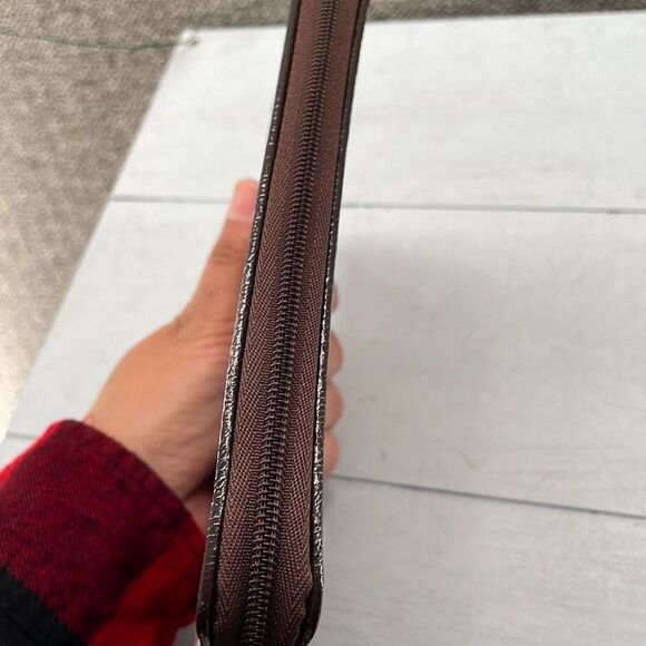 Coach Tablet Case Small Jacquard Fabric Zipper Logo Ereader Kindle - Picture 7 of 9